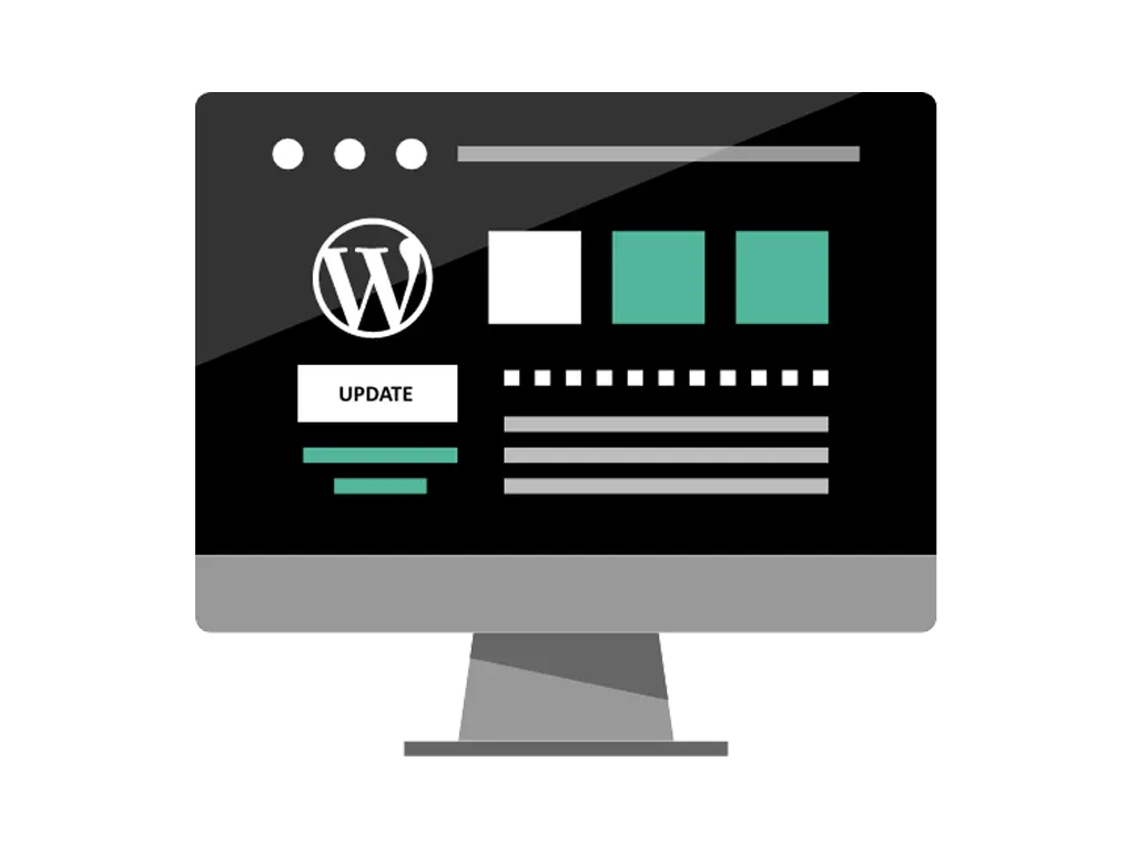 Wordpress Update Panel Screen